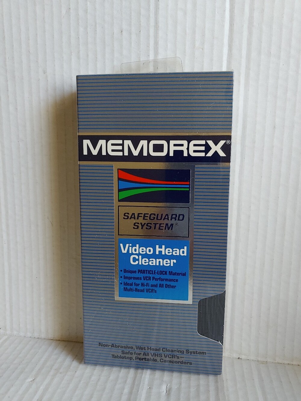 Video Tape VHS Head Clearner - Memorex Safeguard System - Vintage Sealed New